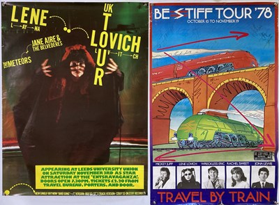 Lot 215 - STIFF RECORDS - POSTERS INC 1978 STIFF TOUR SIGNED.