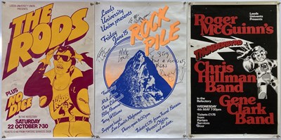 Lot 216 - 1970S STARS - SIGNED POSTERS INC EDDIE AND THE HOT RODS.