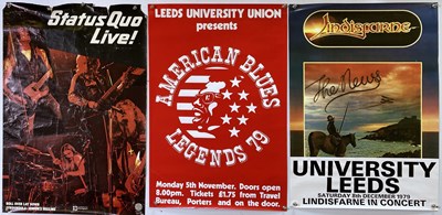 Lot 217 - 1970S POSTERS - STATUS QUO / ROLLING STONES AND MORE.