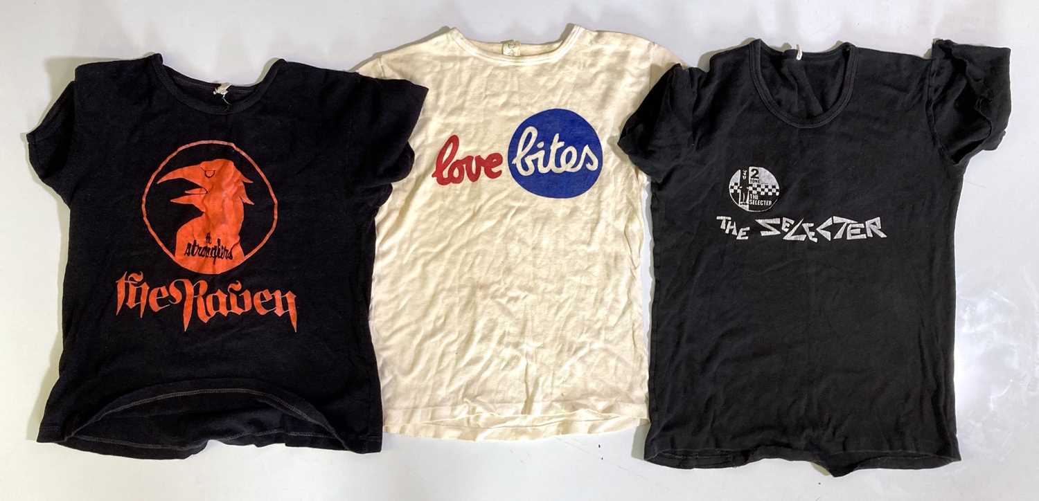 Lot 427 - 1970S PUNK T-SHIRTS INC BUZZCOCKS/THE STRANGLERS.