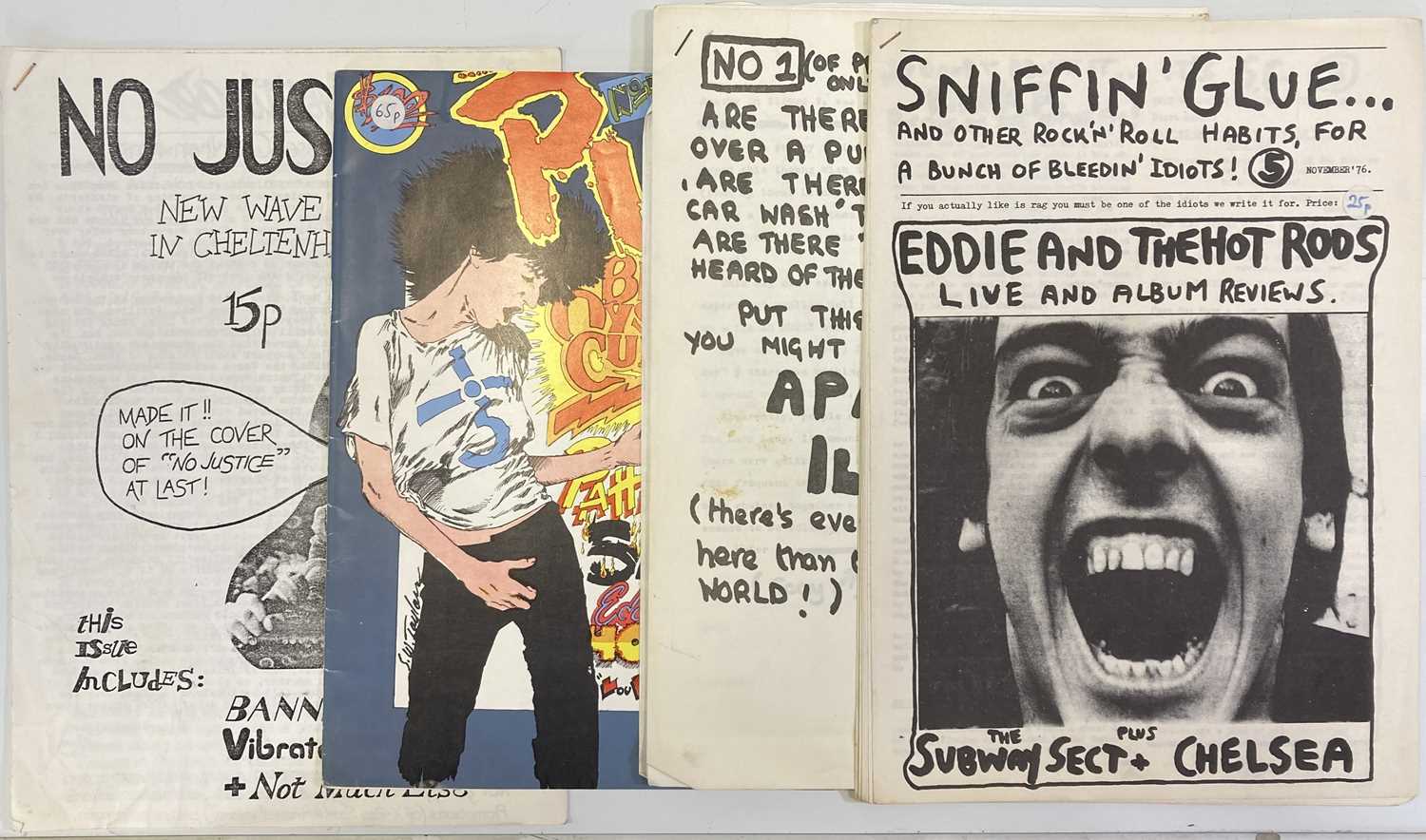 Lot 365 - ORIGINAL PUNK ZINES - SNIFFIN' GLUE / APATHY IN ILFORD.