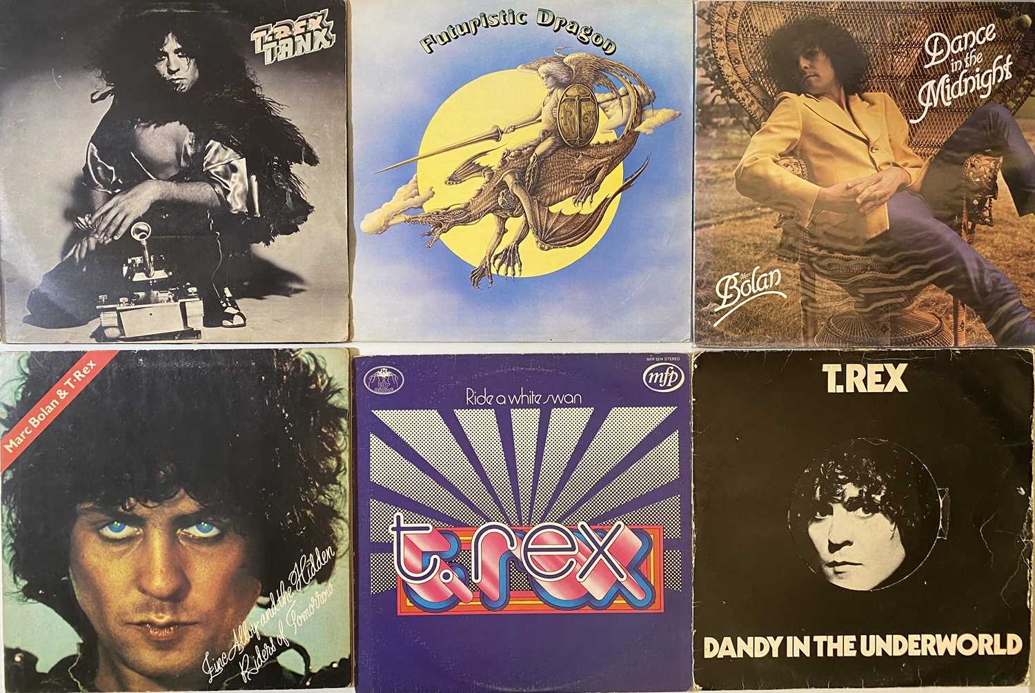 Lot 341 - T, REX/MARC BOLAN - LP COLLECTION