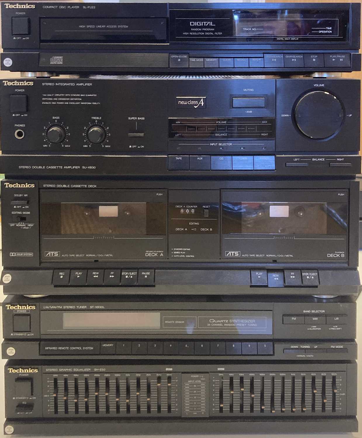 Lot 17 - TECHNICS HI-FI SET.