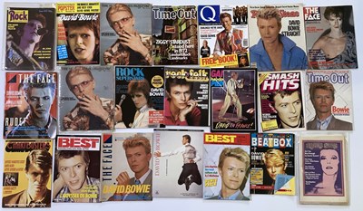 Lot 17 - DAVID BOWIE - COLLECTABLE MAGAZINES / COVERS.