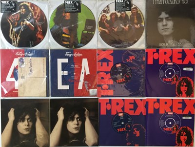 Lot 347 - T. REX & RELATED - 'MODERN' RELEASE  & PRIVATE7" COLLECTION.