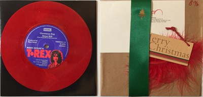 Lot 350 - MARC BOLAN & T. REX - CHRISTMAS BOP 7" (2006 LIMITED EDITION RED VINYL - NUMBER 17 OF 30)