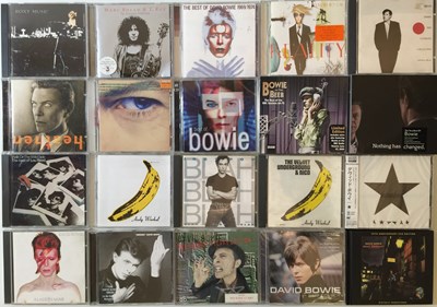 Lot 357 - DAVID BOWIE/GLAM/ART ROCK - CD/VHS/DVD COLLECTION