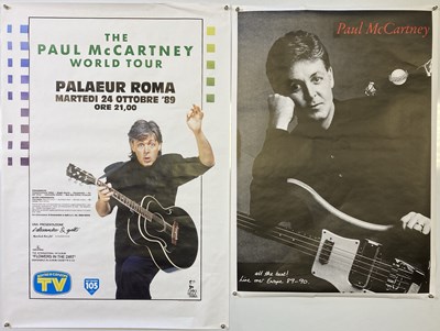 Lot 193 - PAUL MCCARTNEY - OVERSEAS CONCERT POSTERS.