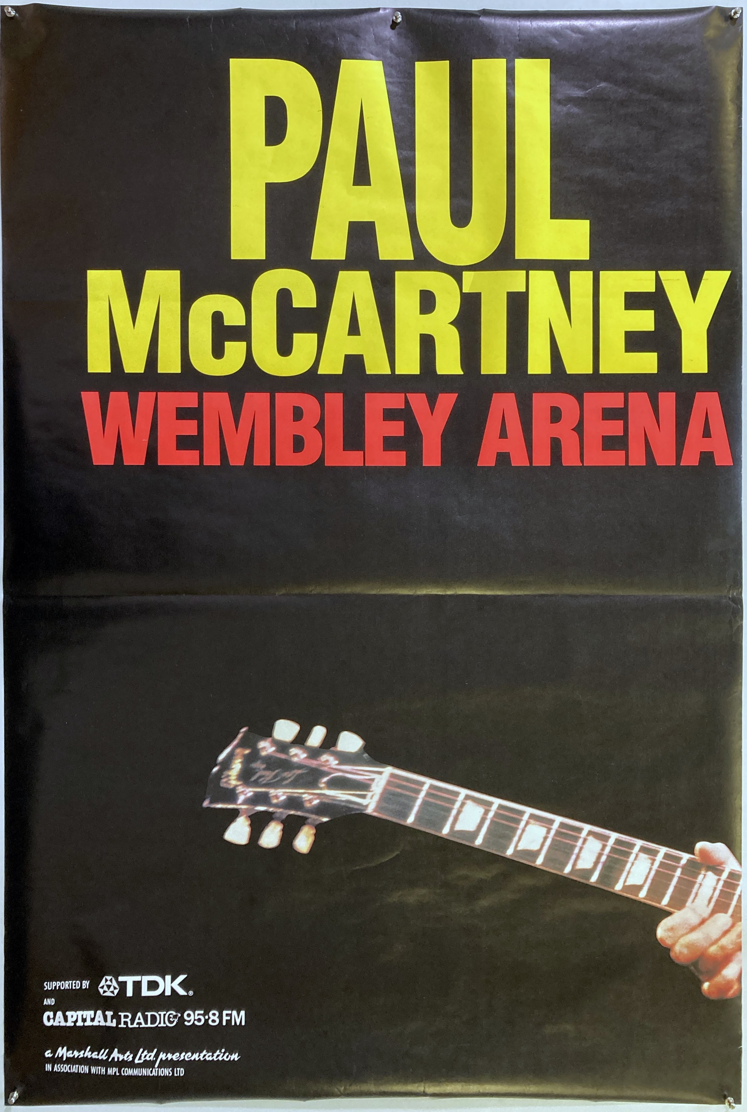 Lot 194 PAUL MCCARTNEY UK CONCERT POSTERS.