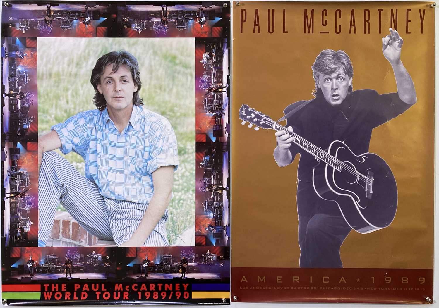 Lot 194 PAUL MCCARTNEY UK CONCERT POSTERS.