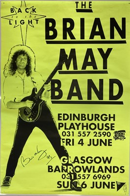 Lot 307 - BRIAN MAY SIGNED POSTER