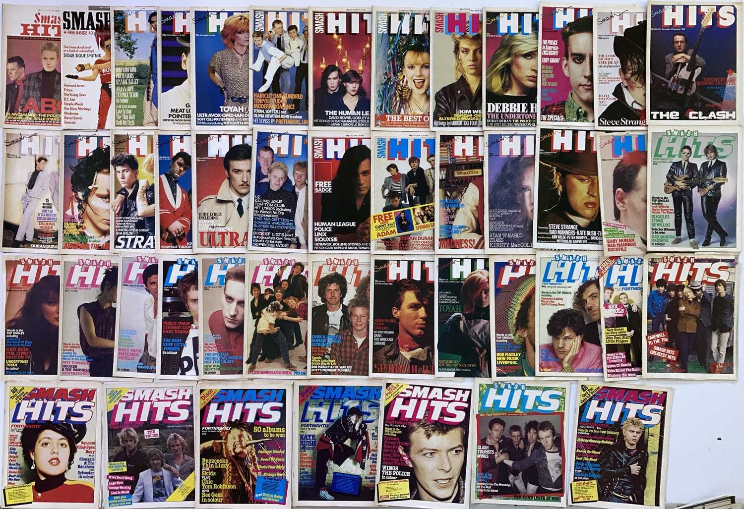 Lot 132 - SMASH HITS MAGAZINE C 1980S.