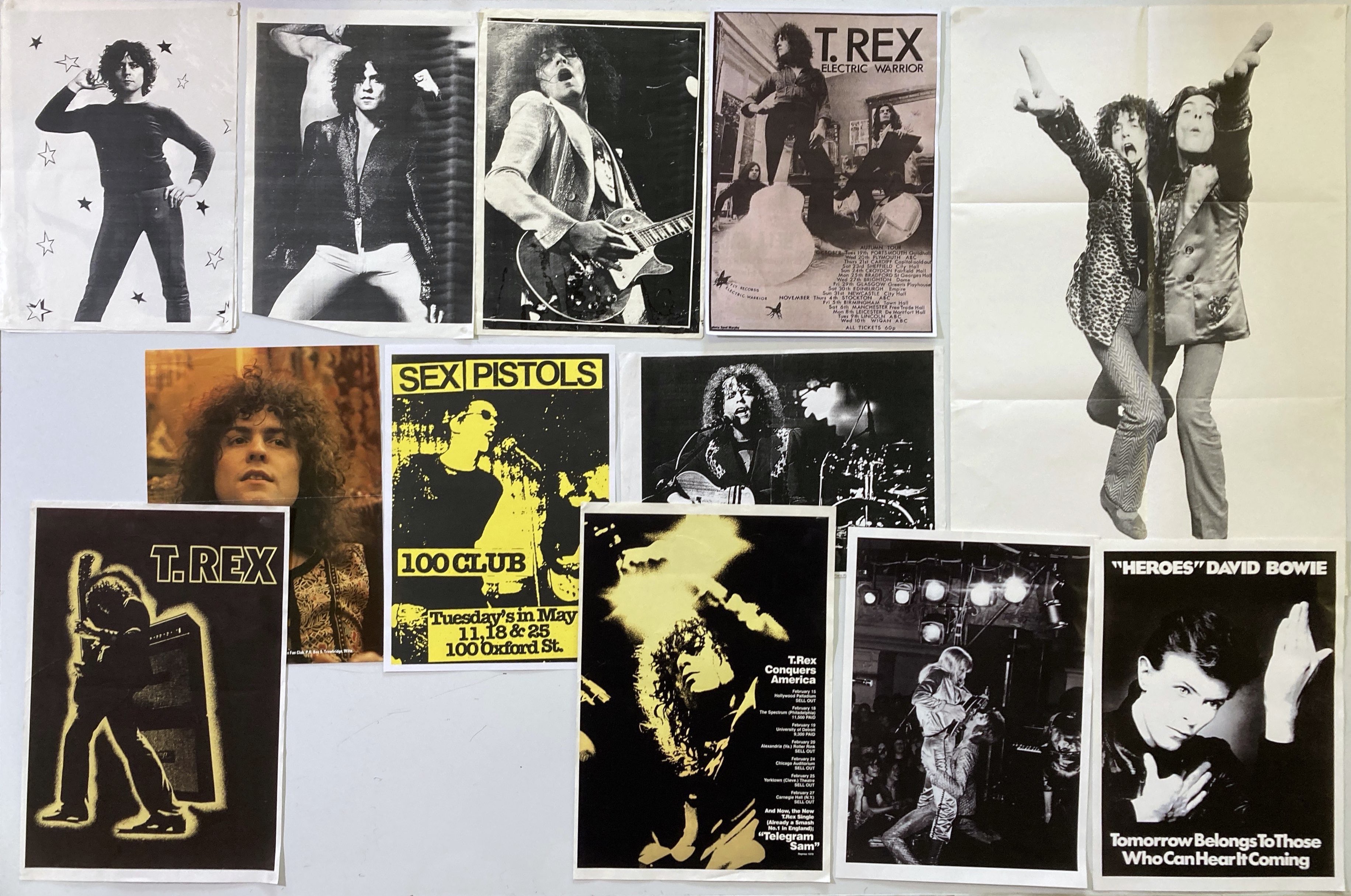 Lot 12 - MARC BOLAN - MEMORABILIA AND POSTERS.