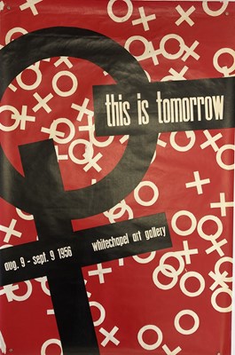 Lot 158 - WHITECHAPEL GALLERY - THIS IS TOMORROW 1956 EXHIBITION POSTER