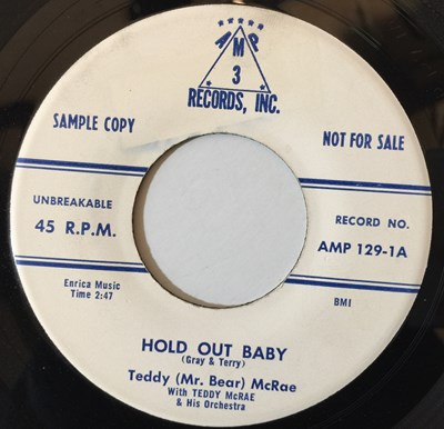 Lot 2 - TEDDY (MR BEAR) MCRAE - HOLD OUT BABY/ HI FI BABY 7" PROMO (AMP 129-1)