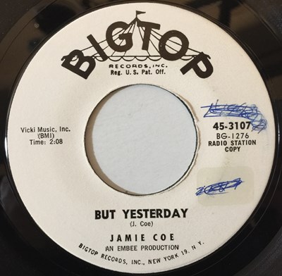 Lot 9 - JAMIE COE - CLEOPATRA/ BUT YESTERDAY 7" (45-3107)