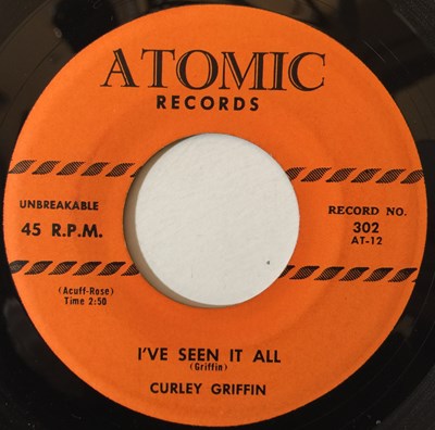 Lot 10 - CURLEY GRIFFIN - I'VE SEEN IT ALL/ MAGIC OF THE MOON 7" (ROCKABILLY - 302)
