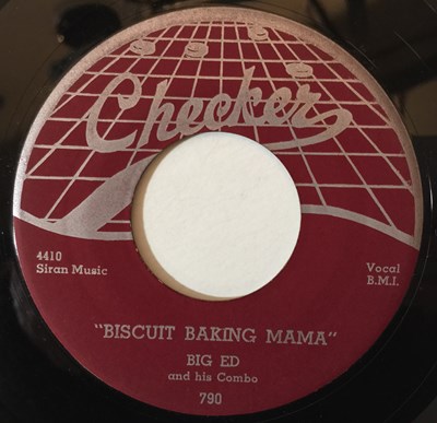 Lot 15 - BIG ED - BISCUIT BAKING MAMA/ SUPERSTITION 7" (BLUES - CHECKER 790)