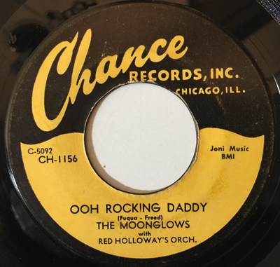 Lot 22 - THE MOONGLOWS - I WAS WRONG/ Ooh Rocking Daddy 7" (DOO WOP - CH-1156)