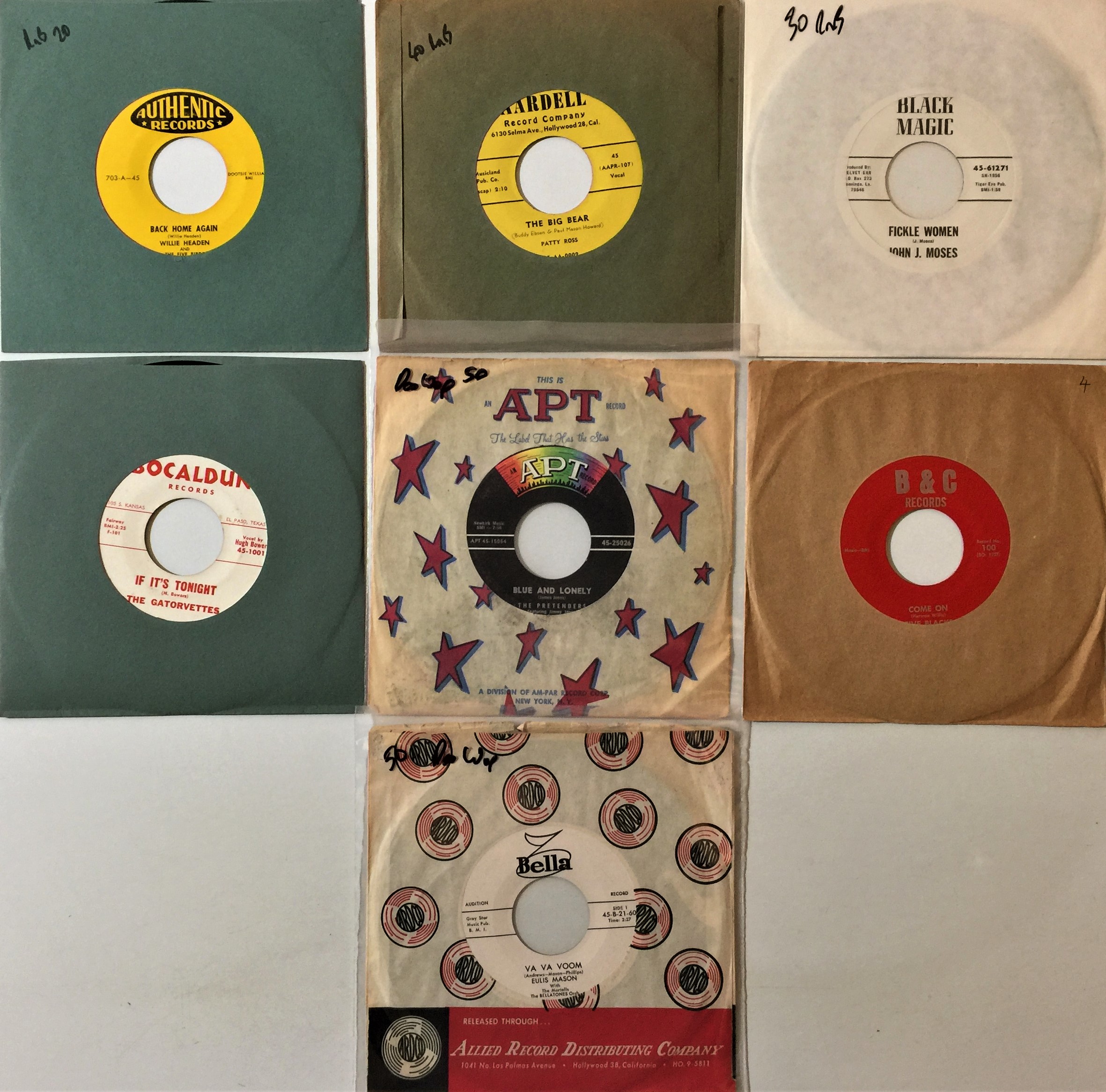 Lot 23 - R&B/ DOO WOP - 7" RARITIES