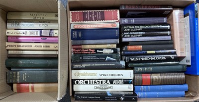 Lot 402 - CLASSICAL MUSIC RELATED BOOKS.