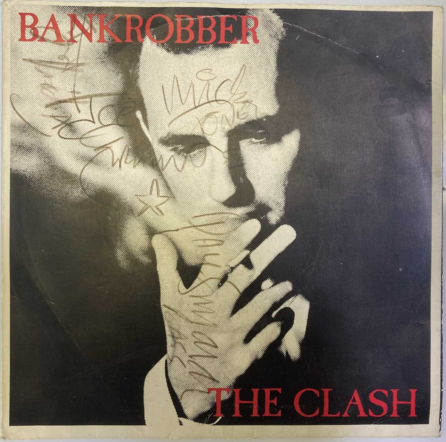 Lot 340 - THE CLASH - BANKROBBER SIGNED 7".