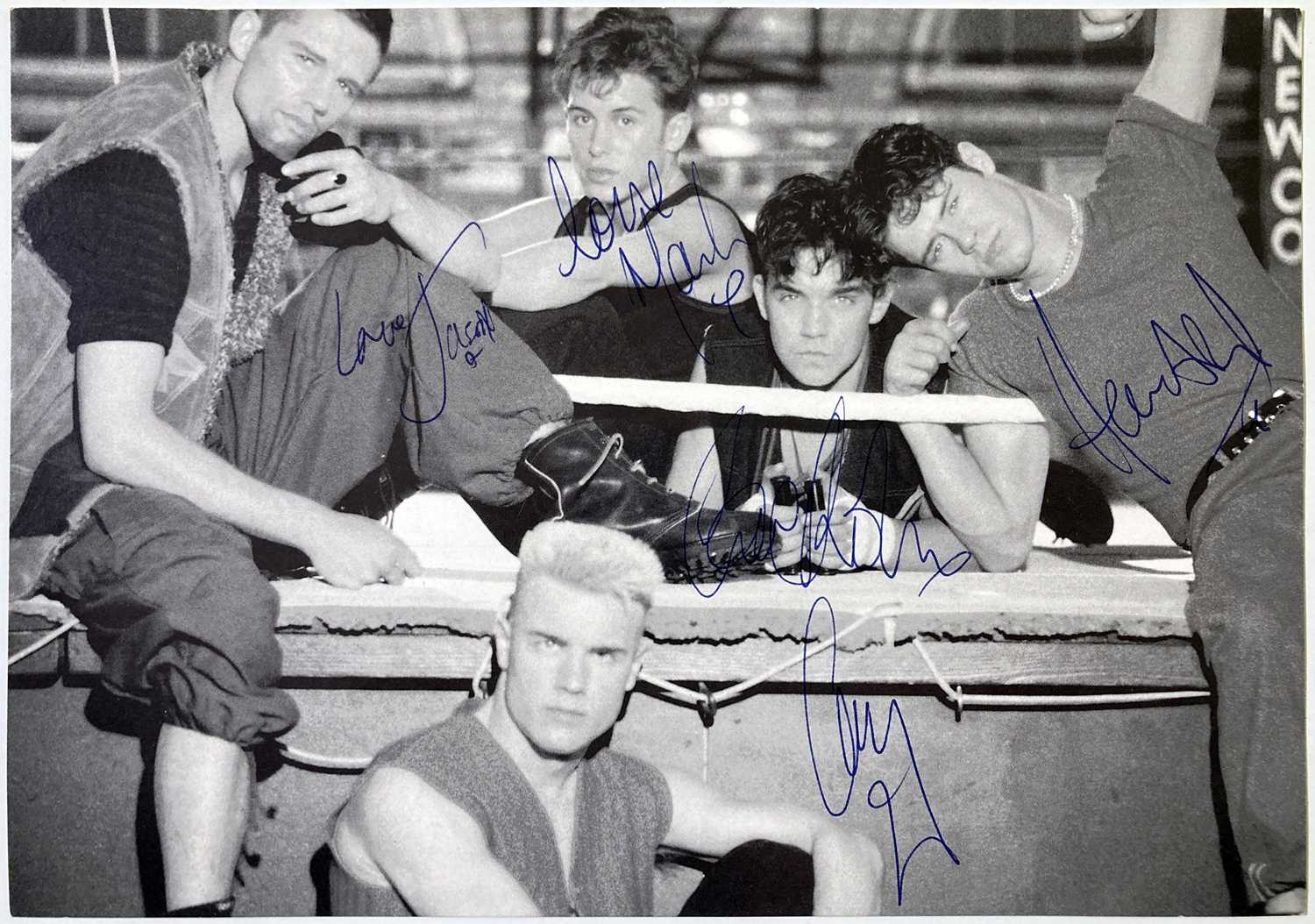 Lot 332 - TAKE THAT - SIGNED PHOTO.