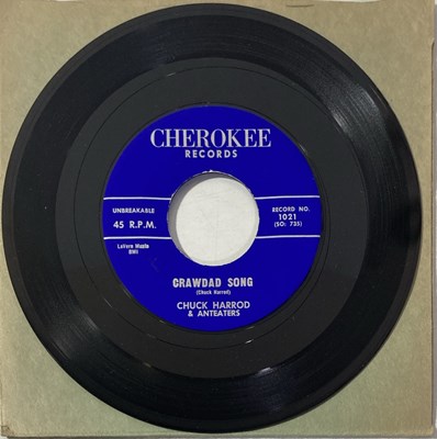 Lot 66 - CHUCK HARROD & ANTEATERS - CRAWDAD SONG/YOU'LL ALWAYS REMEMBER 7" (ORIGINAL US COPY - CHEROKEE RECORDS 1021)