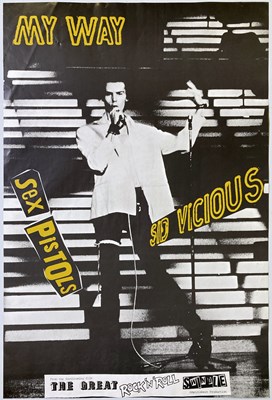 Lot 367 - SEX PISTOLS - GREAT ROCK AND ROLL SWINDLE ORIGINAL POSTER.