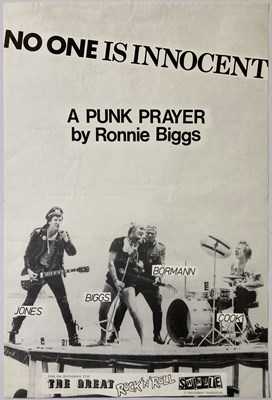 Lot 368 - SEX PISTOLS - GREAT ROCK AND ROLL SWINDLE ORIGINAL POSTER.