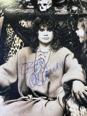 Lot 338 - OZZY OSBOURNE - SIGNED LP SLEEVE.