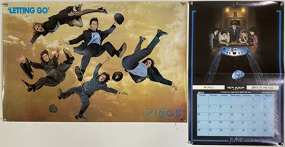 Lot 199 - WINGS - BACK TO THE EGG / LETTING GO POSTERS.