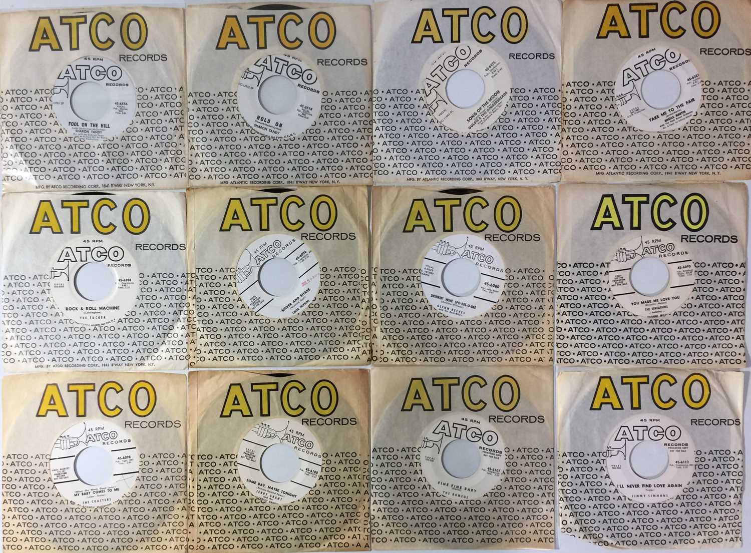 Lot 80 - ATCO RECORDS - ORIGINAL US 7" PROMOS