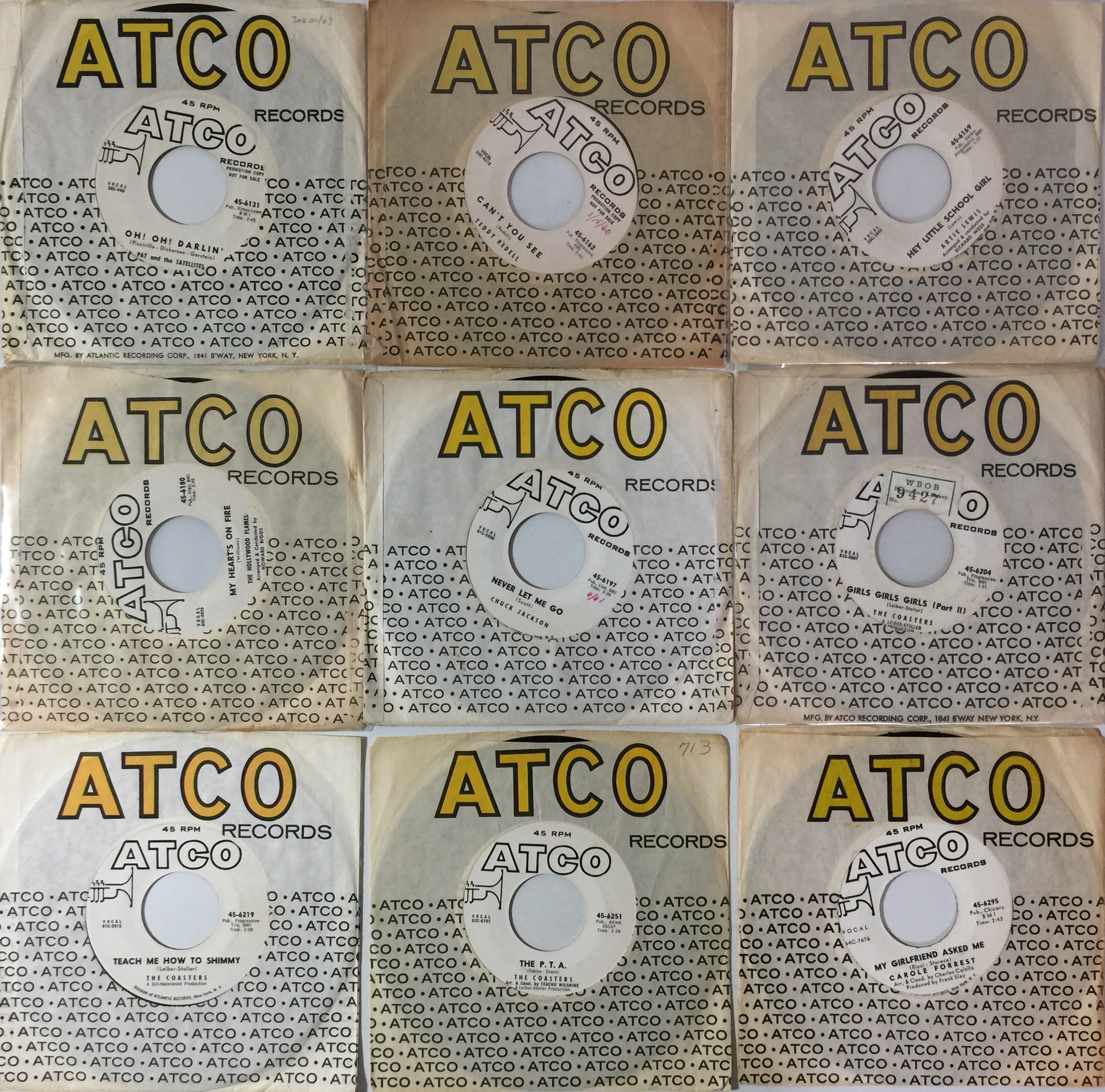 Lot 80 - ATCO RECORDS - ORIGINAL US 7