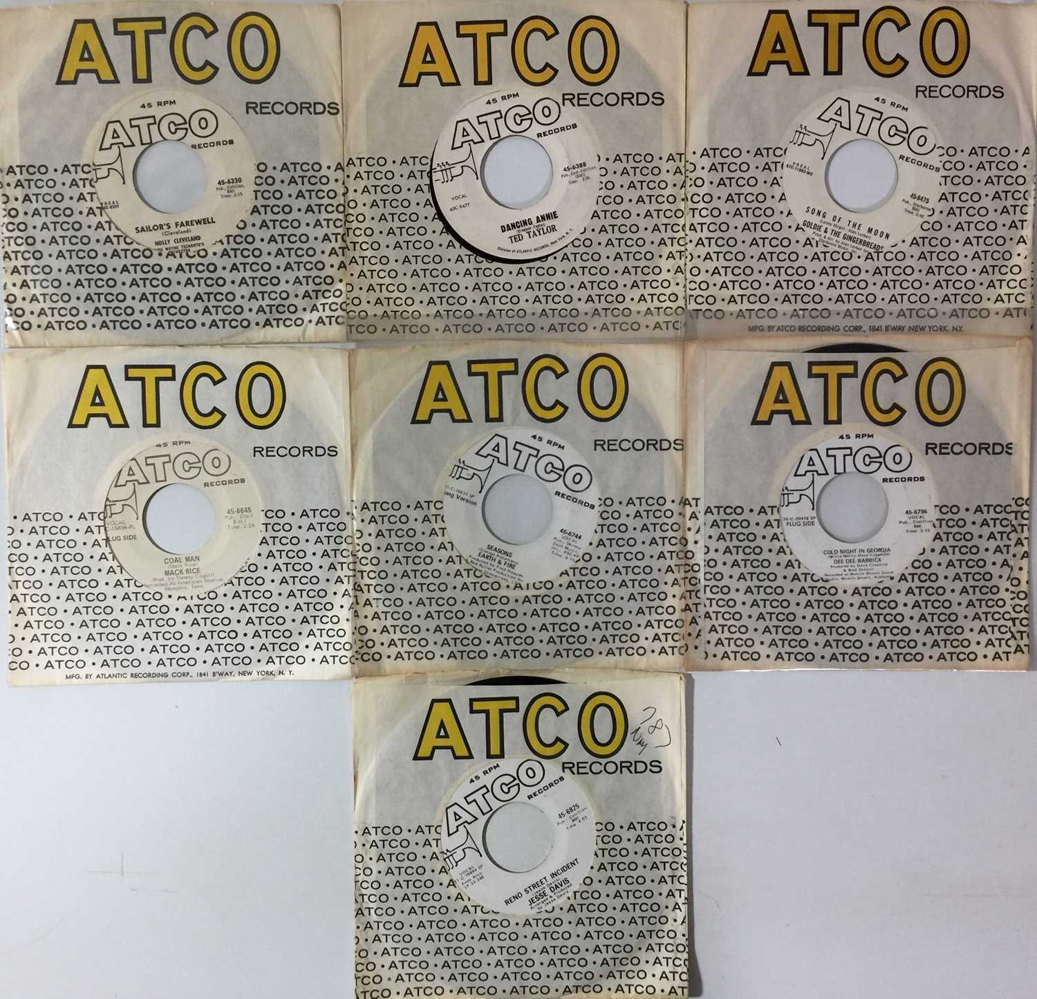 Lot 80 - ATCO RECORDS - ORIGINAL US 7