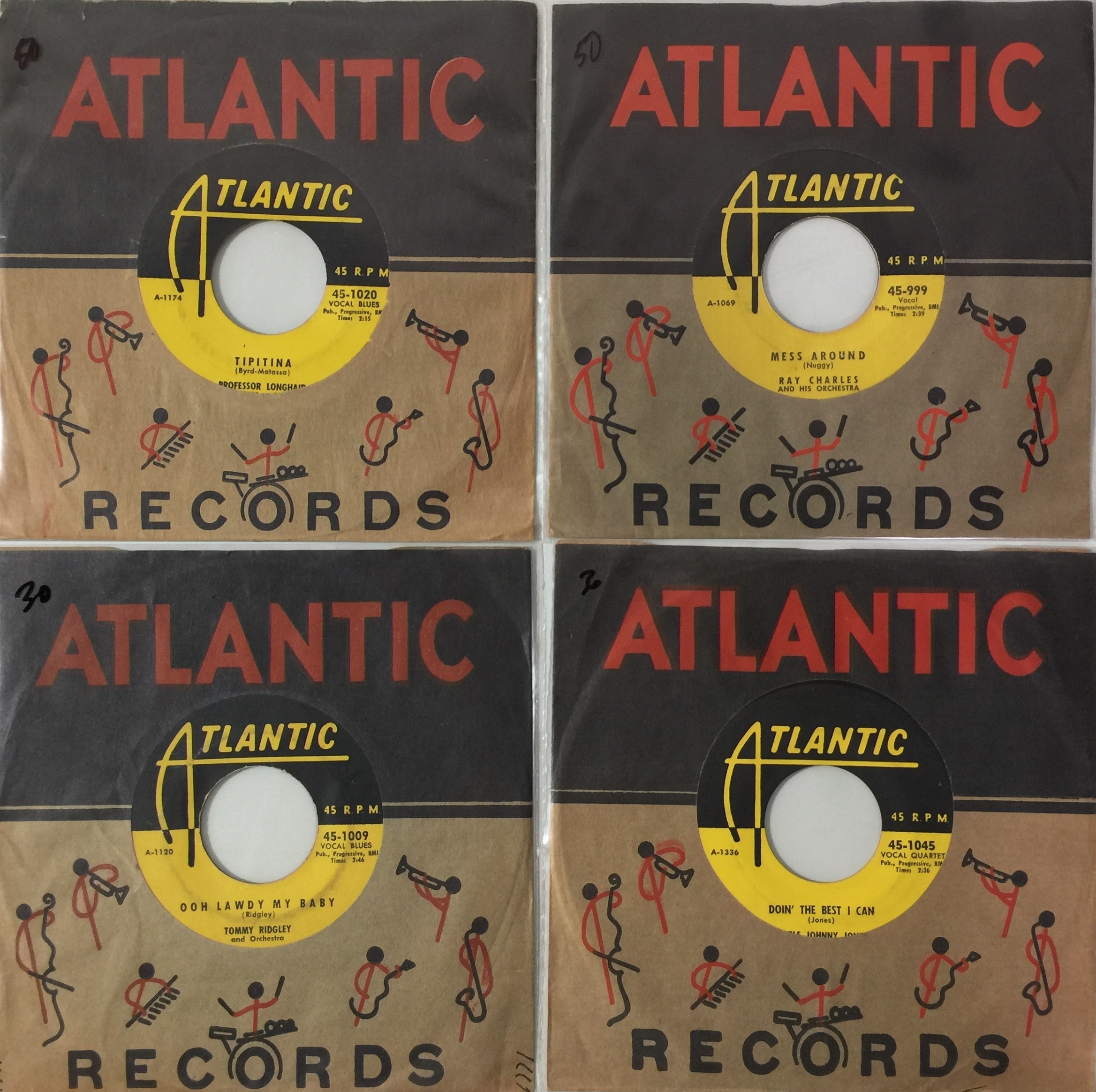 Lot 84 - 50s R&B - ATLANTIC 7" RARITIES