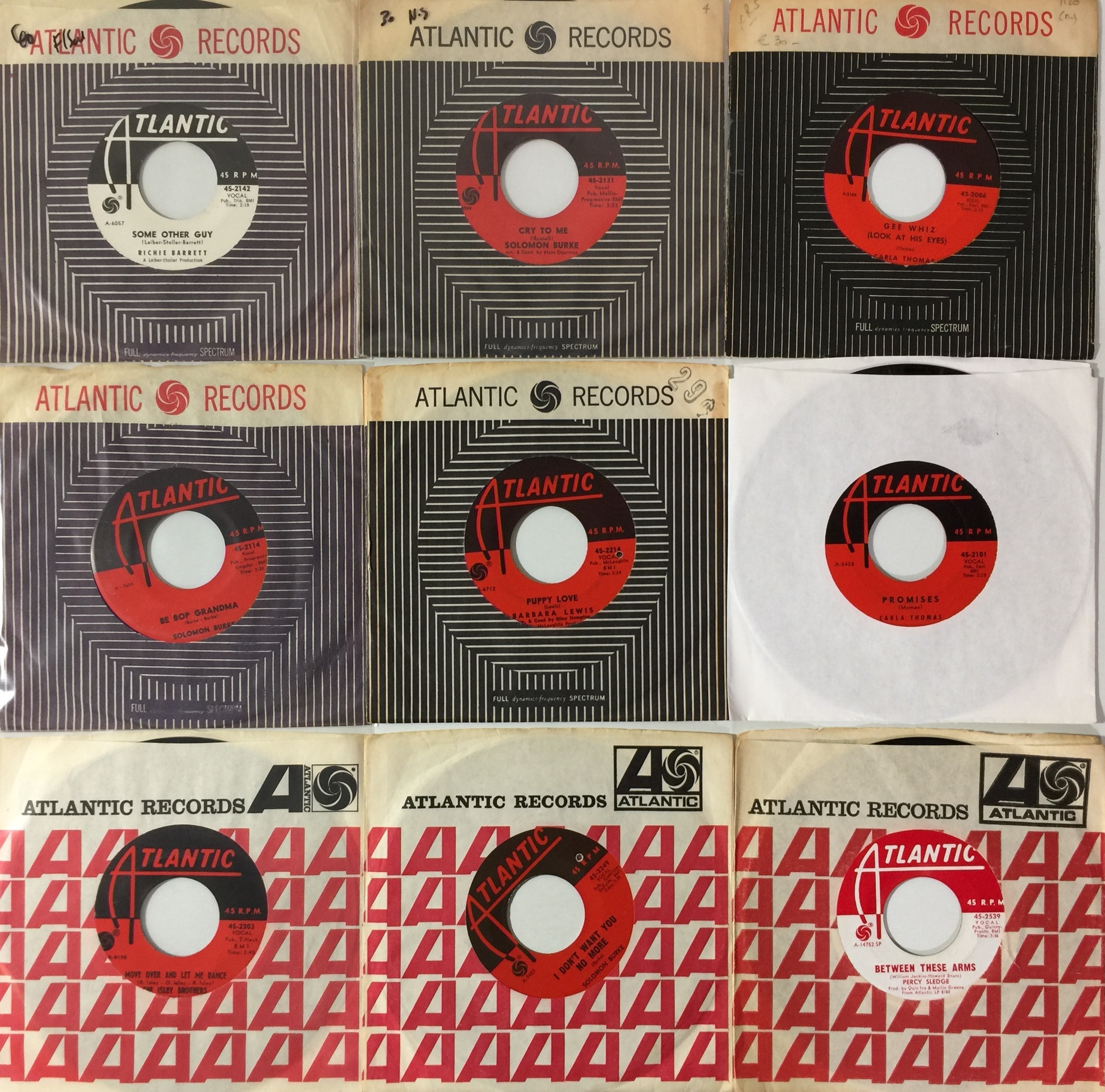 Lot 85 - R&B/ SOUL/ NORTHERN - ATLANTIC 7" PACK