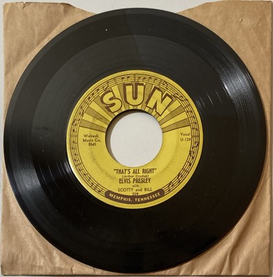 Lot 209 - SUN RECORDS COLLECTION - ELVIS PRESLEY - THAT'S ALL RIGHT - SUN 209.