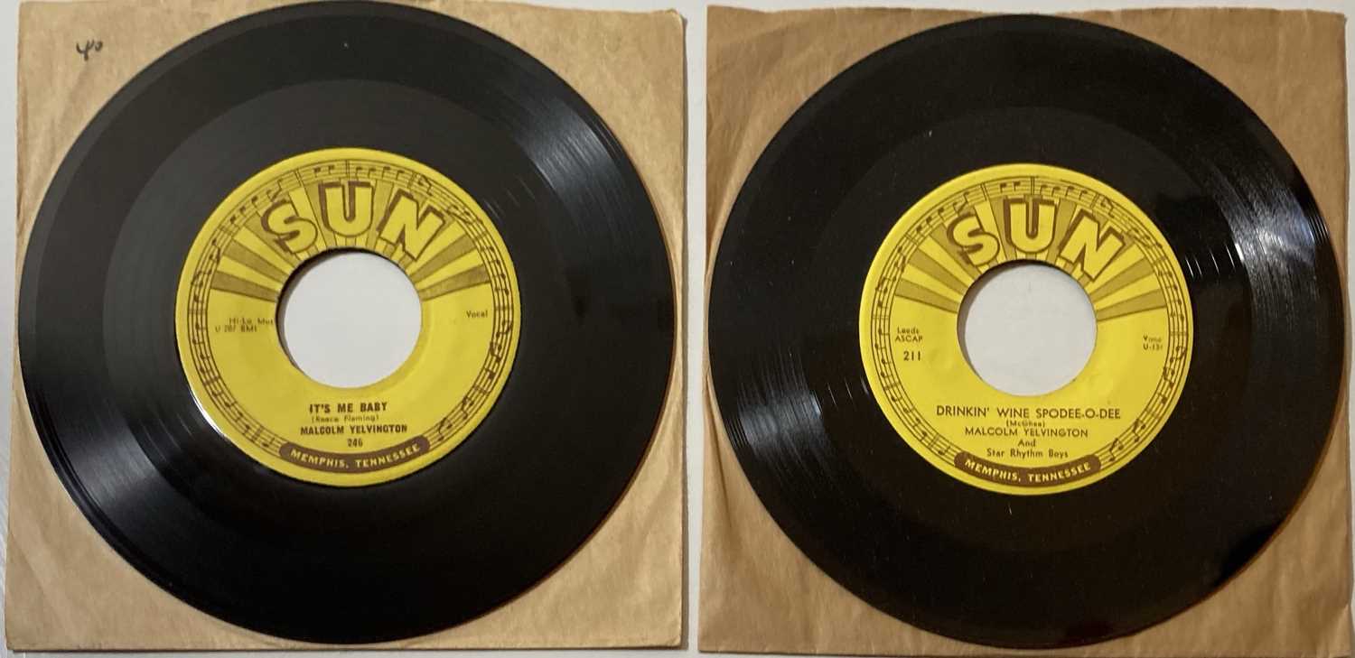 Lot 211 - SUN RECORDS COLLECTION - MALCOLM YELVINGTON - SUN 211 & SUN 246