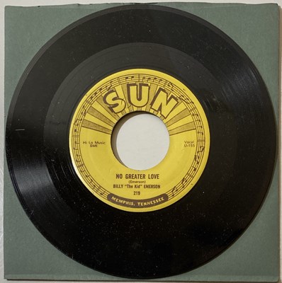 Lot 212 - SUN RECORDS COLLECTION - BILLY THE KID EMERSON X 3 - SUN 214, 219 & 233.