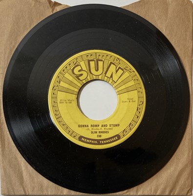 Lot 217 - SUN RECORDS COLLECTION - SLIM RHODES - GONNA ROMP AND STOMP - SUN 238.