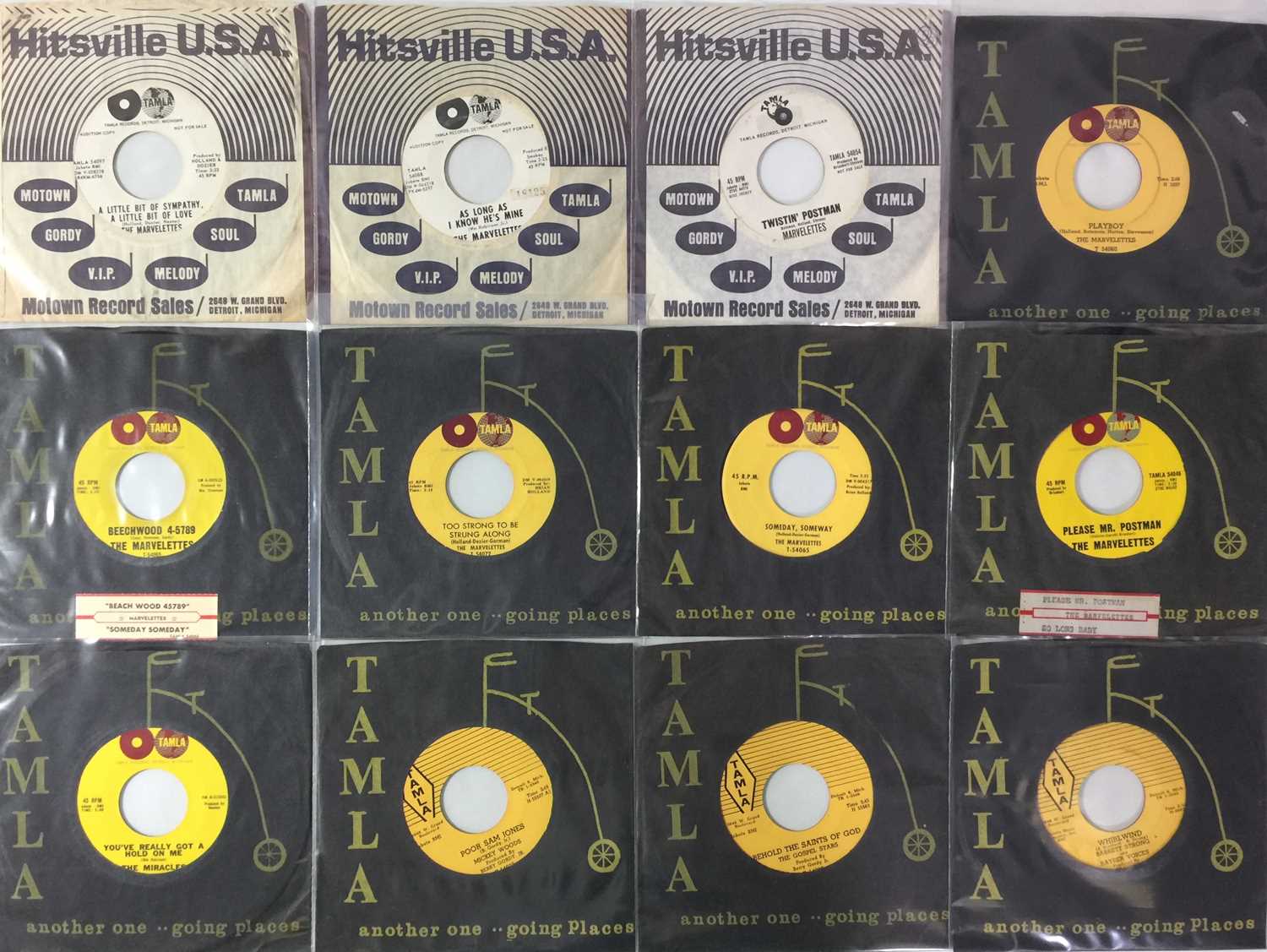 Lot 107 - TAMLA MOTOWN - US 7" PACK