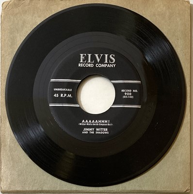 Lot 247 - JIMMY WITTER AND THE SHADOWS - IF YOU LOVE MY WOMAN ON ELVIS RECORDS.