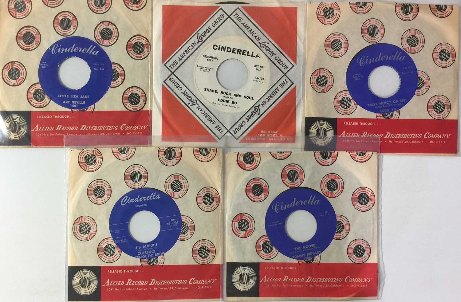 Lot 134 - CINDERELLA - R&B/ SOUL 7" RARITIES