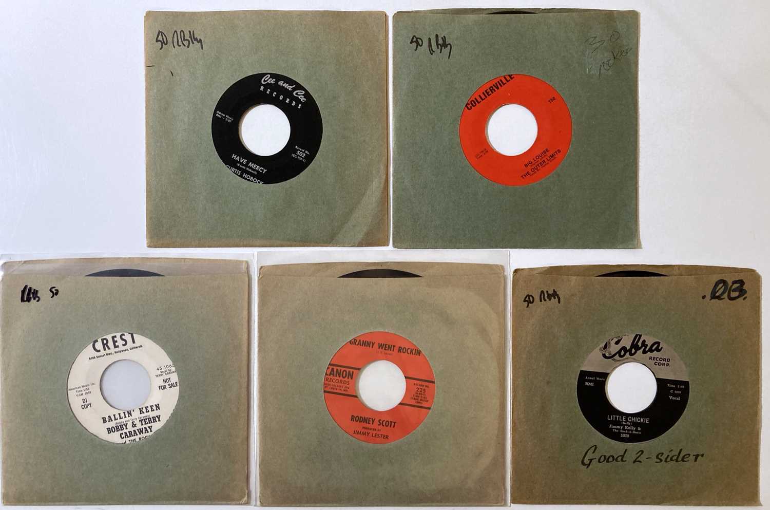 Lot 119 - ROCKABILLY - ORIGINAL US 7" RARITIES ('C' LABELS)