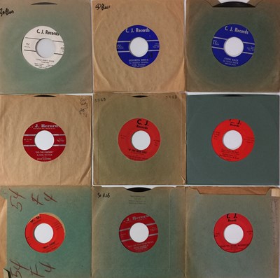 Lot 139 - C.J. RECORDS - R&B/ BLUES 7" PACK