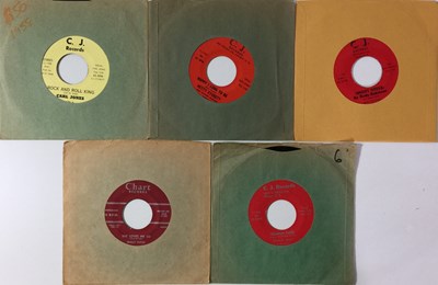 Lot 139 - C.J. RECORDS - R&B/ BLUES 7" PACK