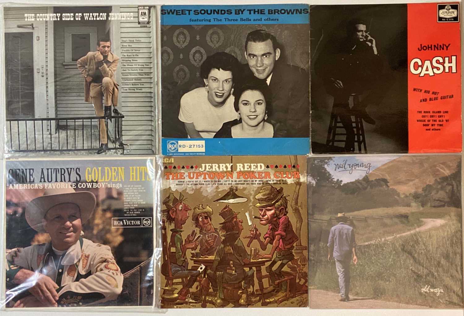 Lot 1107 - COUNTRY/WESTERN - LPs