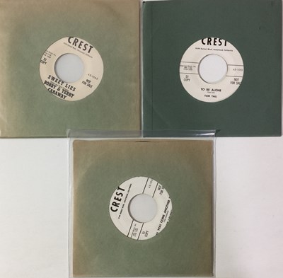 Lot 145 - CREST - ROCKABILLY 7" PROMOS