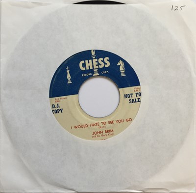 Lot 160 - JOHN BRIM - I WOULD HATE TO SEE YOU GO 7" PROMO (CHESS 1624)